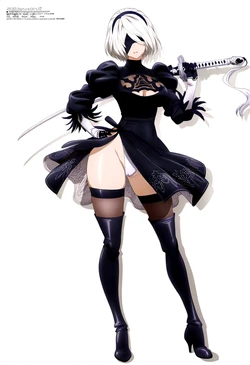 AI 関羽 (97371243) - Nier Automata 2B (AI Generated)