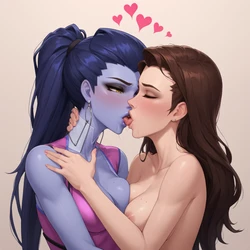 random AI kissing [AI Generated]
