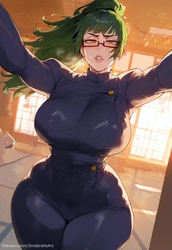 [SinderellaAI] Maki Zenin (Jujutsu Kaisen) [AI Generated]