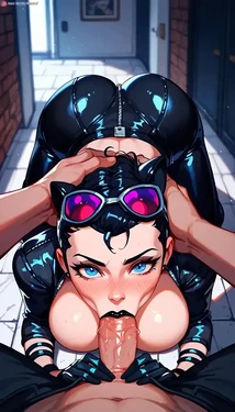 Catwoman  by neverleahpart3 on pixiv [Ai generated]