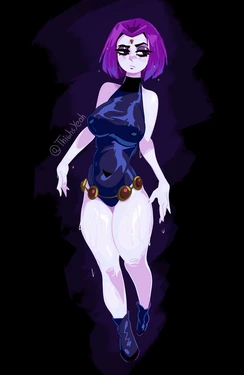 [Hadsha] Raven playfighing (Teen Titans) (Ongoing)