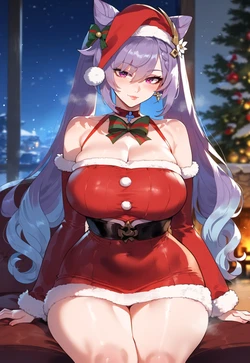 Miyu - Christmas Rush Bundle Tier 1 [Keqing’s dazzling precision] (Patreon) (AI Generated)