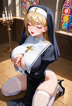 [Burneri] Pure nun or Goth nun? [AI Generated]