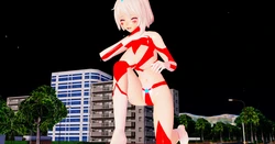 [Naraku] 女奥特曼：危险！透明怪兽！Mari VS 内隆噶