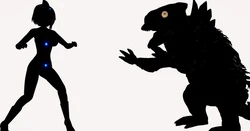 [Naraku] 女奥特曼：沿岸警备命令！Mari VS 海兽盖斯拉