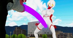 [Naraku] 女奥特曼：传说终结！？银色巨乳的败北！