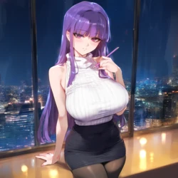 [Oppai-Love] Fern's City Life [AI Generated]
