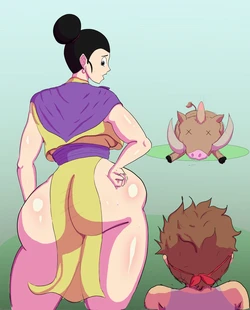 [CrestfallenHp] Chichi x Oolong (Dragon Ball Z)