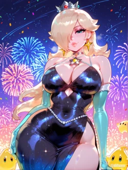 Difuxer - Happy New Year With Rosalina!  (Patreon) (AI Generated)