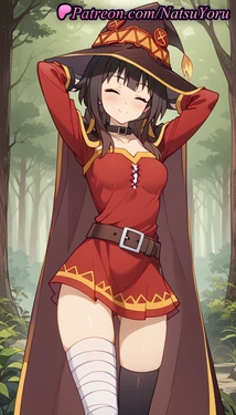 [NatsuYoru] Megumin (KonoSuba) [AI Generated]