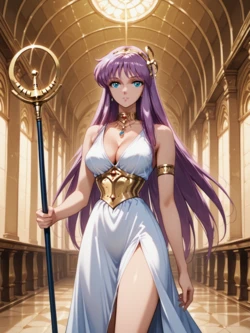 [UnrealBeautyAIMIX] Saint Seiya - Saori Kido (Patreon) [Ai Generated]