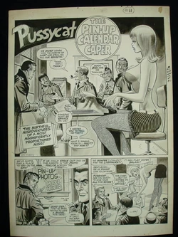 [Jim Mooney, Bill Ward] Pussycat - The Pin-Up Calendar Caper [English]