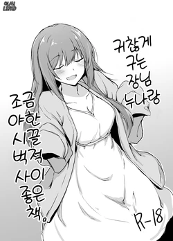 [+2 (Sabo)] Moumoku Uza-Garami Onee-chan to Chotto Ecchi na Wacha-Wacha Nakayoshi Hon. | 귀찮게 구는 장님 누나랑 조금 야한 시끌벅적 사이좋은 책. [Korean] [LWND] [Digital]