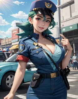Naughtyneurals - Officer Jenny (AI Generated)