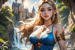 Naughtyneurals - Princess Zelda (AI Generated)