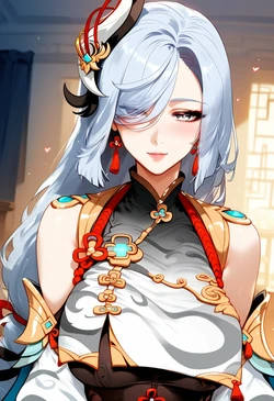 Shenhe - Genshin Impact - Ai generated
