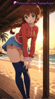 [NatsuYoru] Miyanoshita Satsuki (Gakkou no Kaidan) [AI Generated]