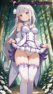 [NatsuYoru] Emilia (Re ZERO) [AI Generated]