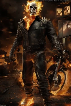 Bitch Ghostrider  1 HOT BITCH.   [Ai generated]