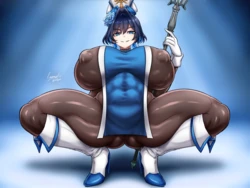 [Ryusuke Kyte Hagane (Ryusuke KH)] Kronii Maiden Ice Rose (Hololive)