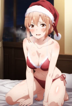 [Patreon] (Golsix) Mrs. Yuigahama Santa Bikini (AI Generated)