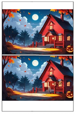 Halloween prank 1, BE, Inflation, latation [Comic Book] [AI Generated]