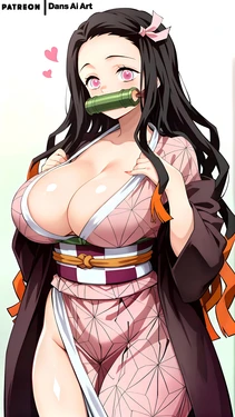 Kamado Nezuko   [ Dans AI Art ] [ Ai Generated ]