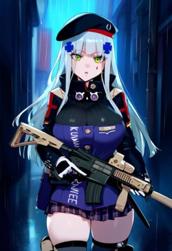 Orange - HK416 gets Dominated! 🍊 (Patreon) [AI Generated]