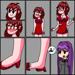 Yuri and Girlfriends Growing Problem fnf Yuri and Girlfriends Growing Problem fnf