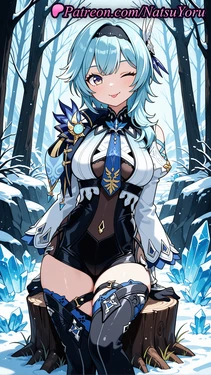 [NatsuYoru] Eula (genshin impact) [AI Generated]