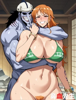 [hanajisensei] [EXCLUSIVE] NAMI X ARLONG (ONE PIECE) [307P] (Patreon) (AI Generated)