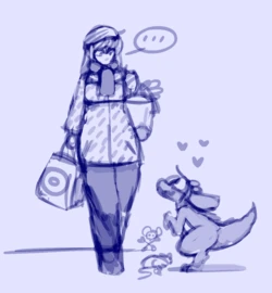 [Shyguy9] Human Sophie and Kobold Bee + Down the Rabbit Hole