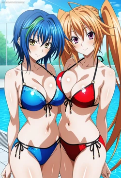 artkoikoi - Xenovia Quarta + Irina Shidou | DxD (Patreon) (Set 01) [AI Generated]