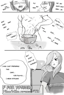 Nino puts Fuutarou to sleep and fucks him... Miku takes advantage. Reverse NTR [NyanshiKoki]