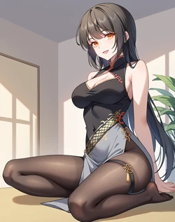 秋无际 《女主从书里跑出来了》 国漫 manhu [ai generated]