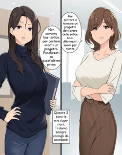 [Wakamatsu] Onna Joushi Futari ni Ryougawa kara Semerarete Nou Bug-rasareru Hanashi | Assalito dalle mie Superiori [Italian]