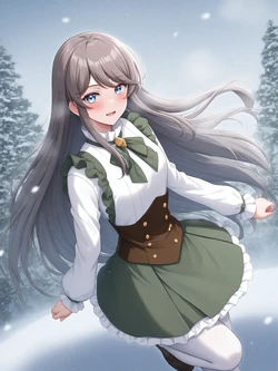 提莉 《放开那个女巫》 国漫 manhu [ai generated]