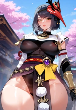 [Miyu] Kujou Sara: Authority Undone (Patreon) [AI Generated]