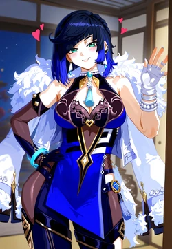 [GintoAi] Yelan (Genshin Impact) (AI Generated)