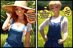 (AI generated) Becoming a dairy cow