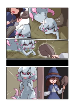 [Bankarakabukiya (Za=ko)] Futanari Majo Minarai ga Scylla Musume to Tadareta Seikatsu o Okuru Hanashi [Textless]