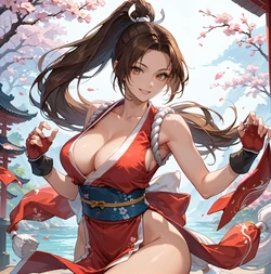 AiFishBall - Mai Shiranui 1-11 (Patreon) (AI Generated)