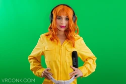 Aria Valencia as April O'Neil Cosplay