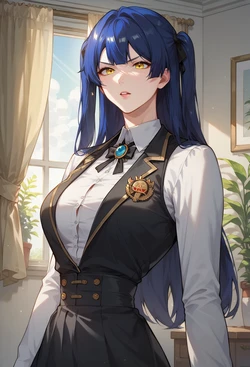 《在魔法學院偽裝教師》 佛洛菈 路莫斯 4 [AI Generated]