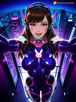 [Anilvl] D.Va - Overwatch [AI Generated]