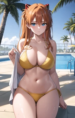 [Rena AIkawa] Asuka - Yellow Summer [AI-Generated]