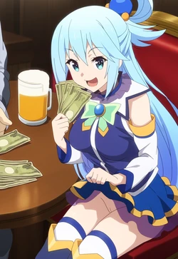 [420k ryujin] Aqua (KonoSuba) [AI Generated]