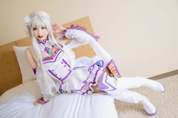 [Hibari Collection] Tachibana Serina:「Re:ZERO - Starting Life in Another World Emilia Cosplay」