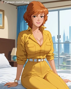 April O'Neil hentai | Teenage Mutant Ninja Turtles parody [AI Generated]