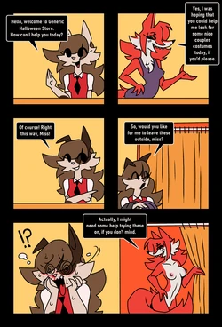 [PONPORIO] Akki the Halloween Store Worker! (Commission)